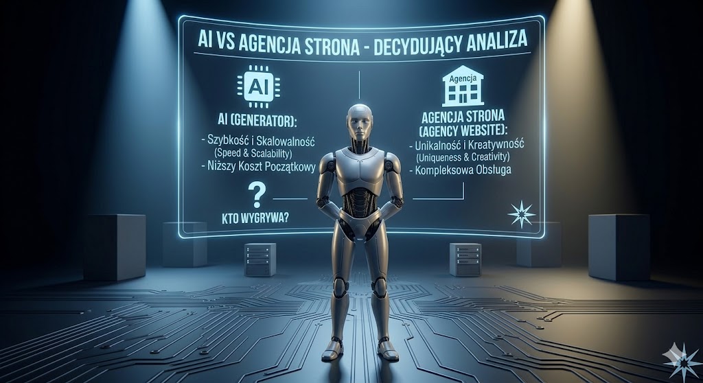 AI vs agencja – porównanie tworzenia strony internetowej w 2026 roku