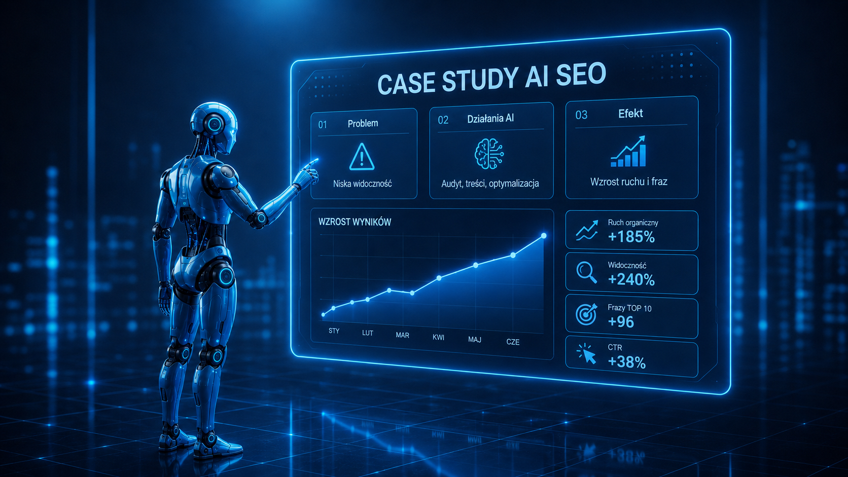 Case study AI SEO – jak strona trafiła do odpowiedzi AI w 30 dni