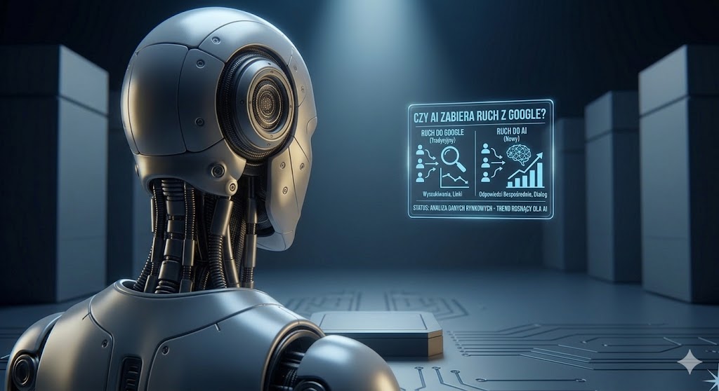 Czy AI zabiera ruch z Google – AI SEO 2026 analiza CTR