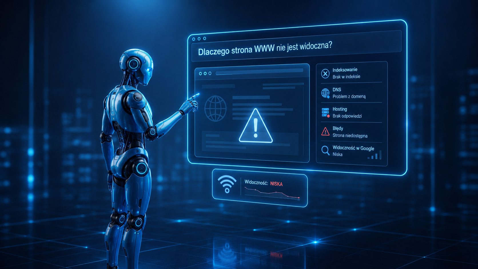 Dlaczego strona nie jest widoczna w Google i ChatGPT – test diagnostyczny i plan naprawczy 2026