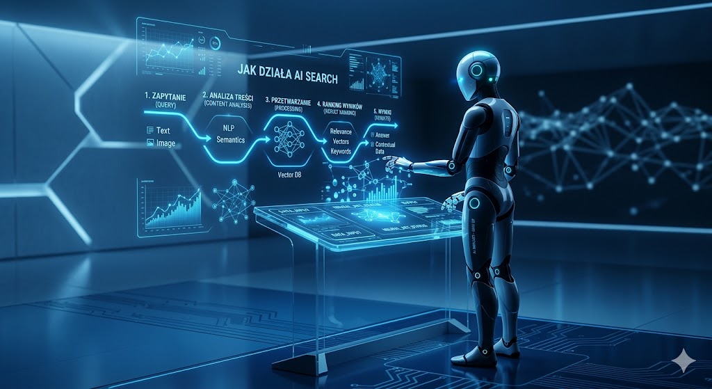 Jak działa AI Search – ChatGPT, Google SGE, Gemini mechanika 2026