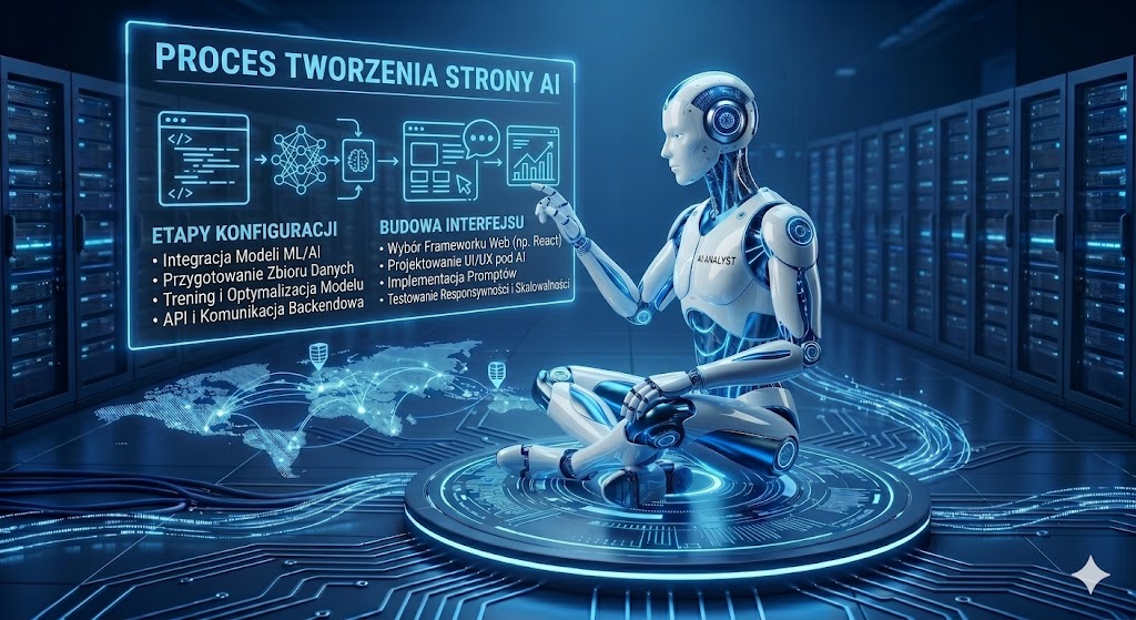 Jak stworzyć stronę z AI krok po kroku – ChatGPT, Sitejet Builder i hosting 2026