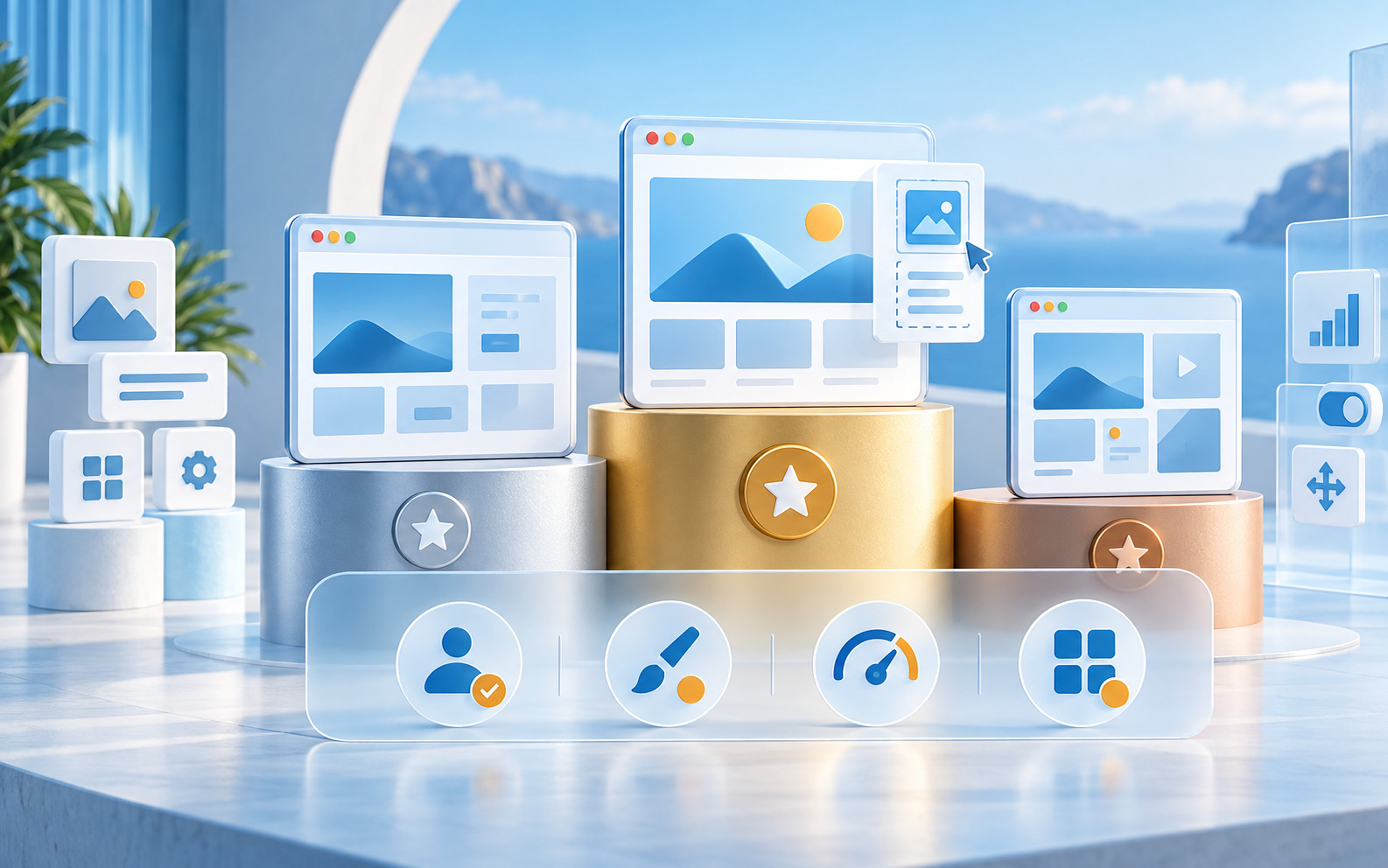 Ranking kreatorów stron internetowych 2026 – WordPress.com, Sitejet, Wix, Webflow, Squarespace i Framer